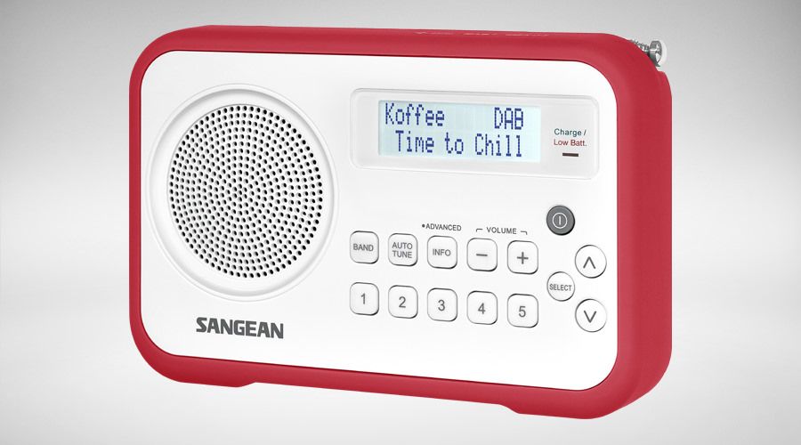 Sangean DPR-67 red digital radio