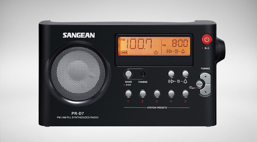 Sangean PR-D7 black AM/FM radio